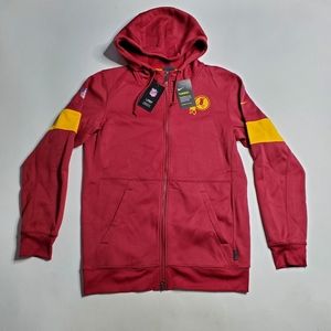 Nike Washington Commanders Football NFL On Field Old Logo Full Zip Hoodie Sz S